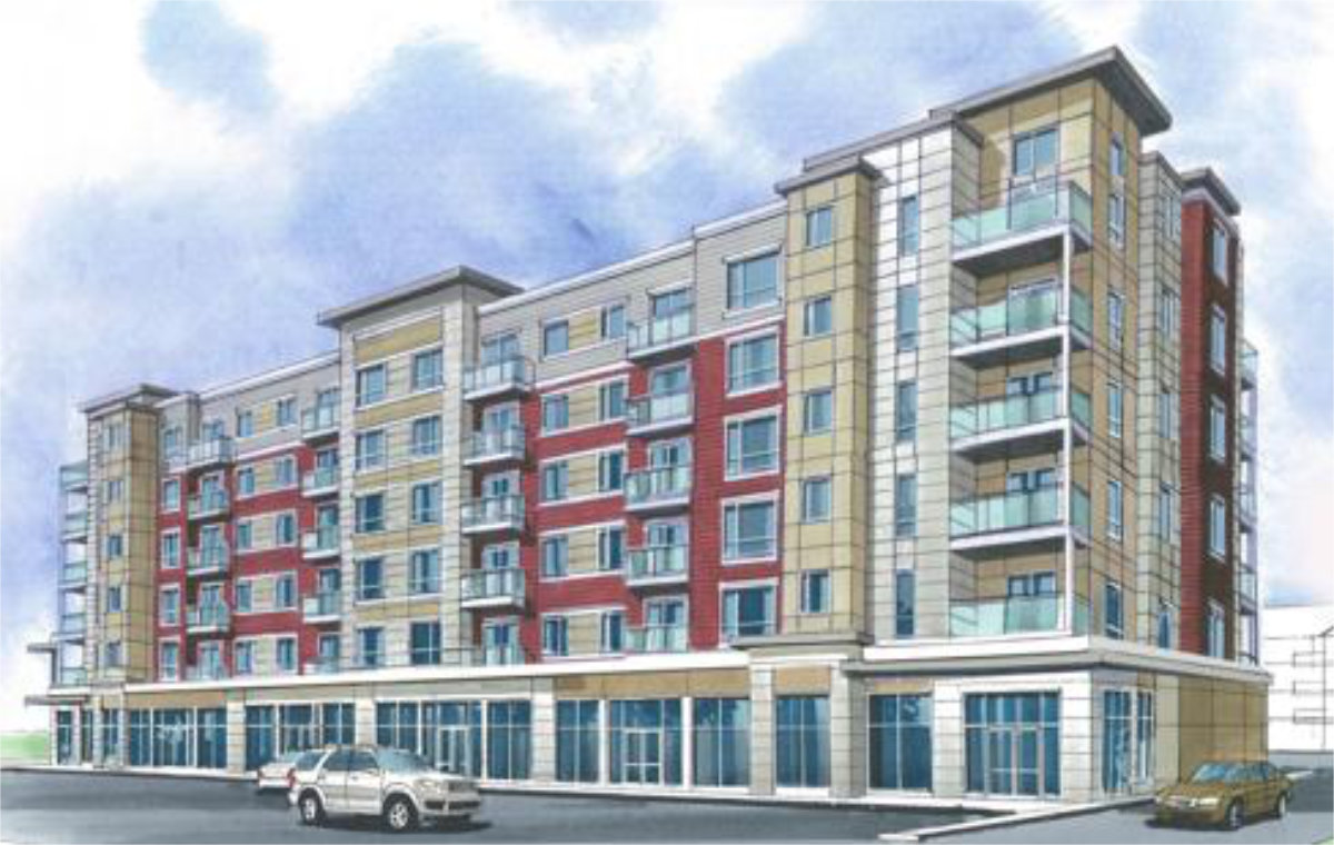 proposed club 55 apartment in Fort Sask