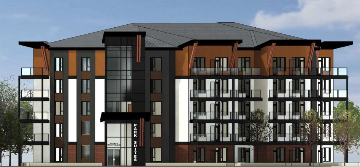 image of the proposed building in cranbrook BC