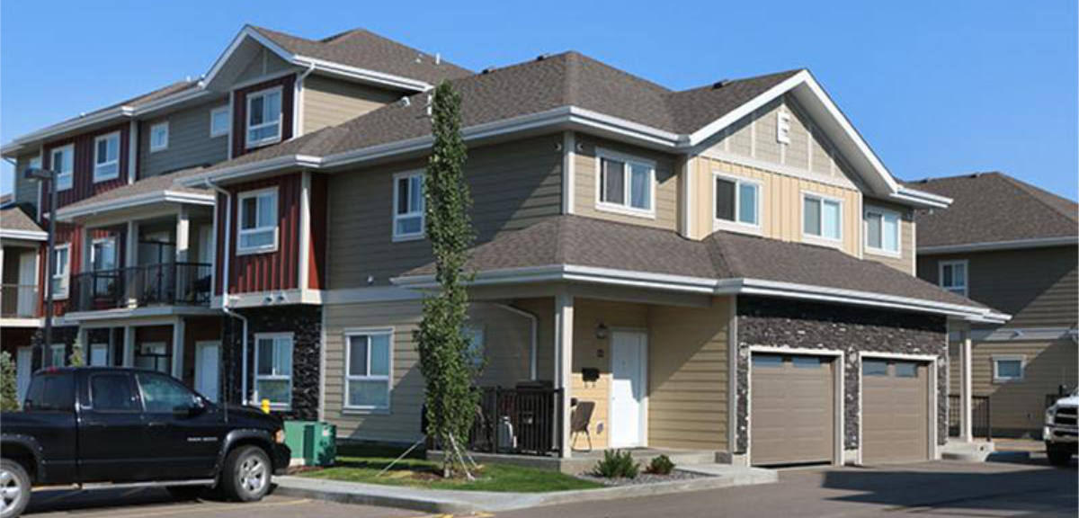 photo of the liberty park town houses in red deer county
