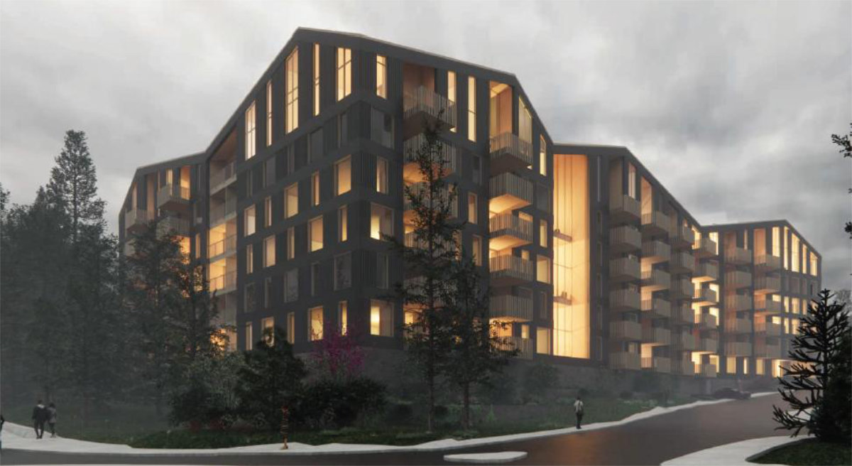 proposed Living Well apartment in Langford BC