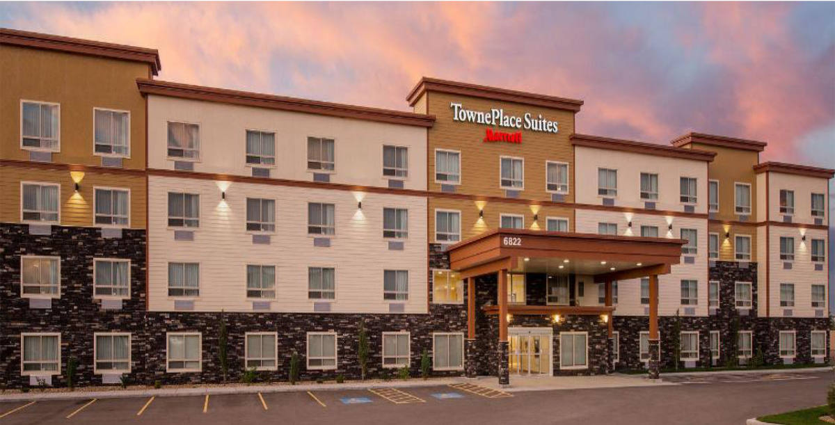 photo of the Marriott Towne Place Suites in Red Deer AB.