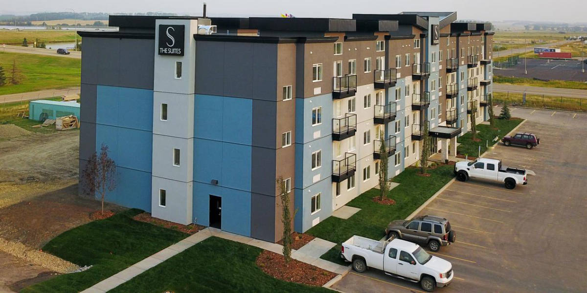 photo of the suites at gasoline ally in Red Deer County AB.